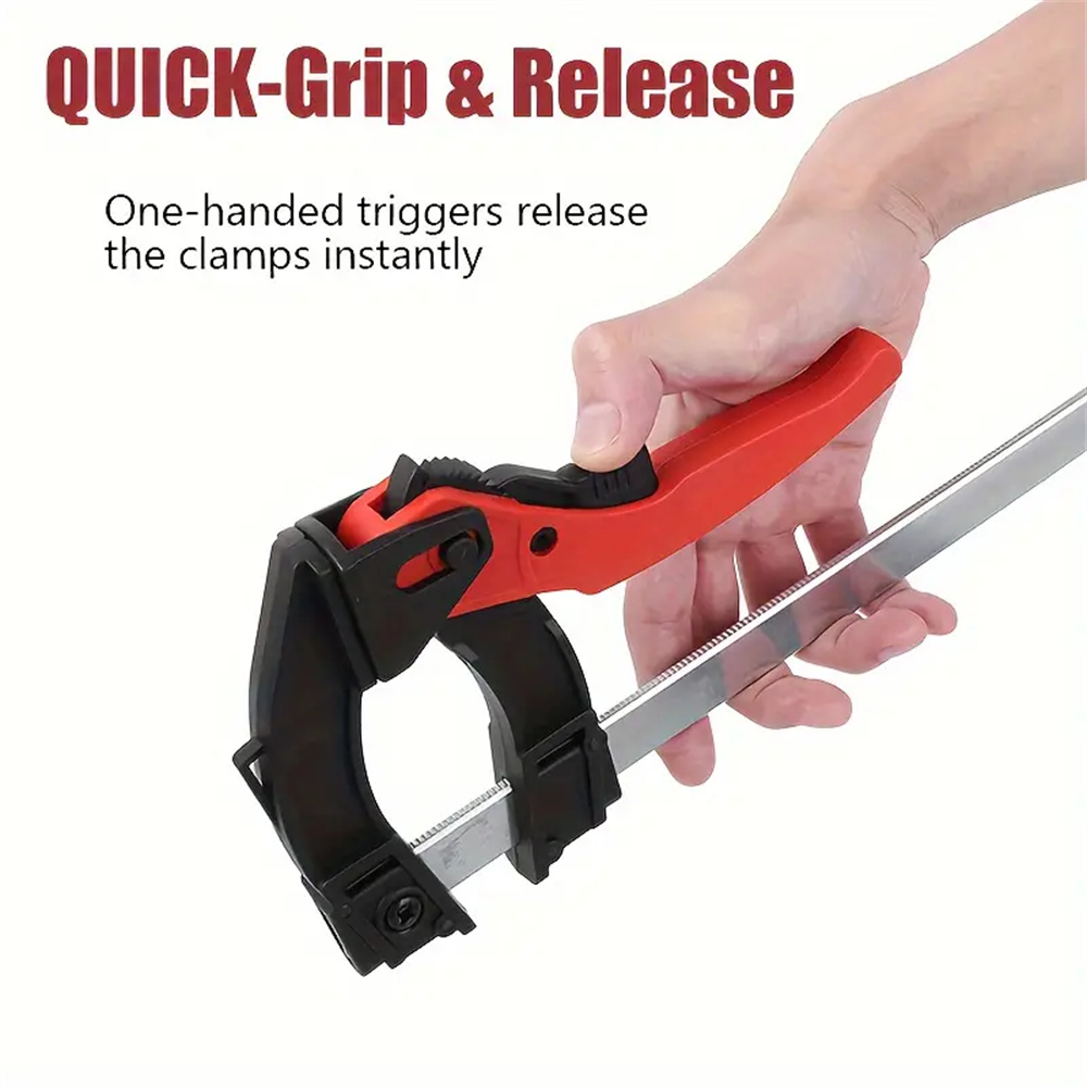 Woodworking Quick Clamps - Heavy Duty Quick Ratchet F Clamp