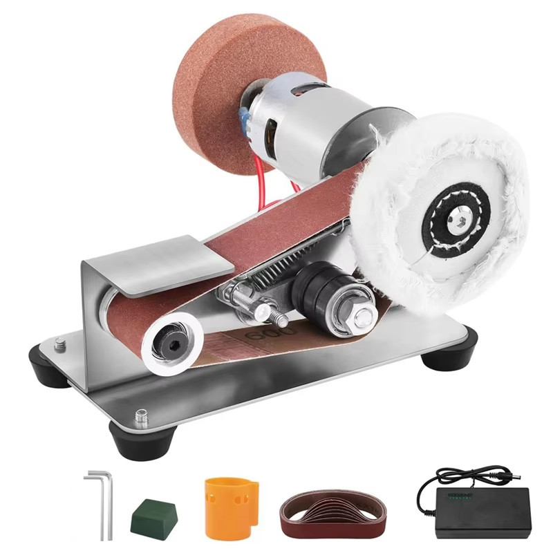 Woodworking Asmr - Mini Electric Belt Sander DIY Polishing