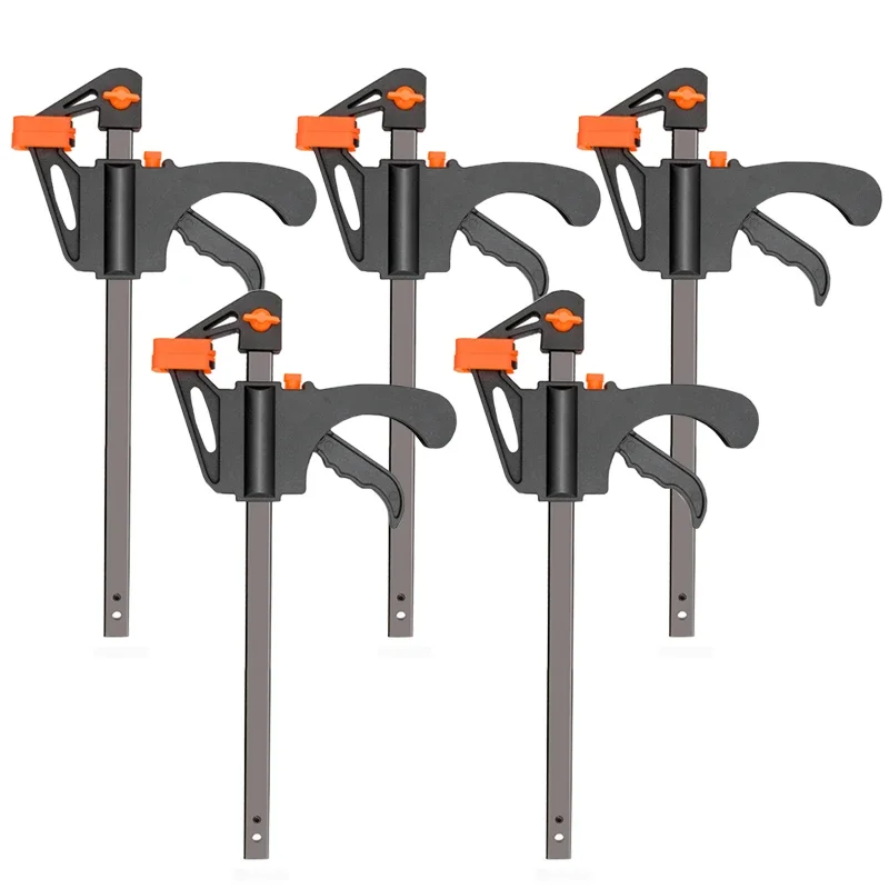 Woodworking Quick Clamps - 4 Inch Quick Ratchet F Clamp