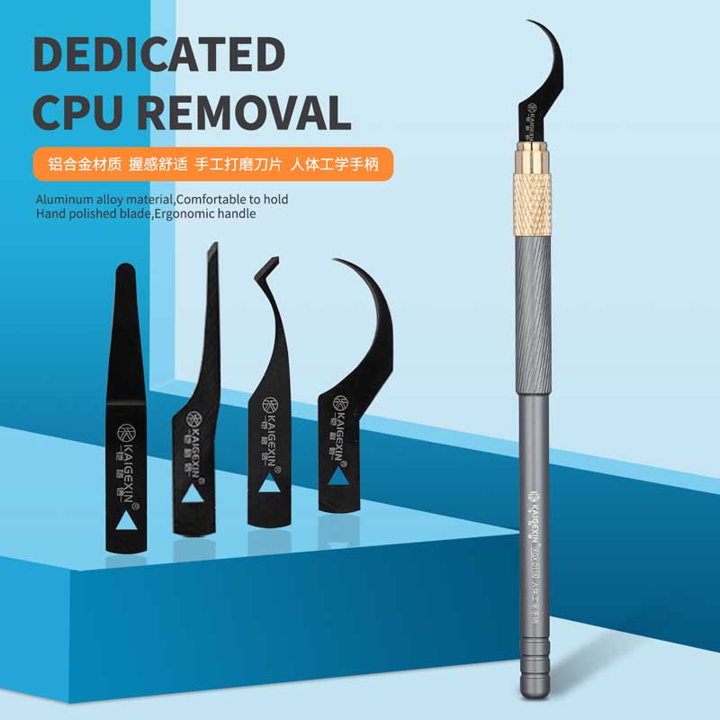 KGX CPU Glue Removal Blade Set - Card Scraper Steel ulasan dan harga