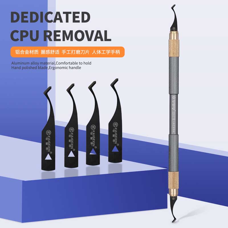 KGX CPU Glue Removal Blade Set - Card Scraper Steel ulasan dan harga