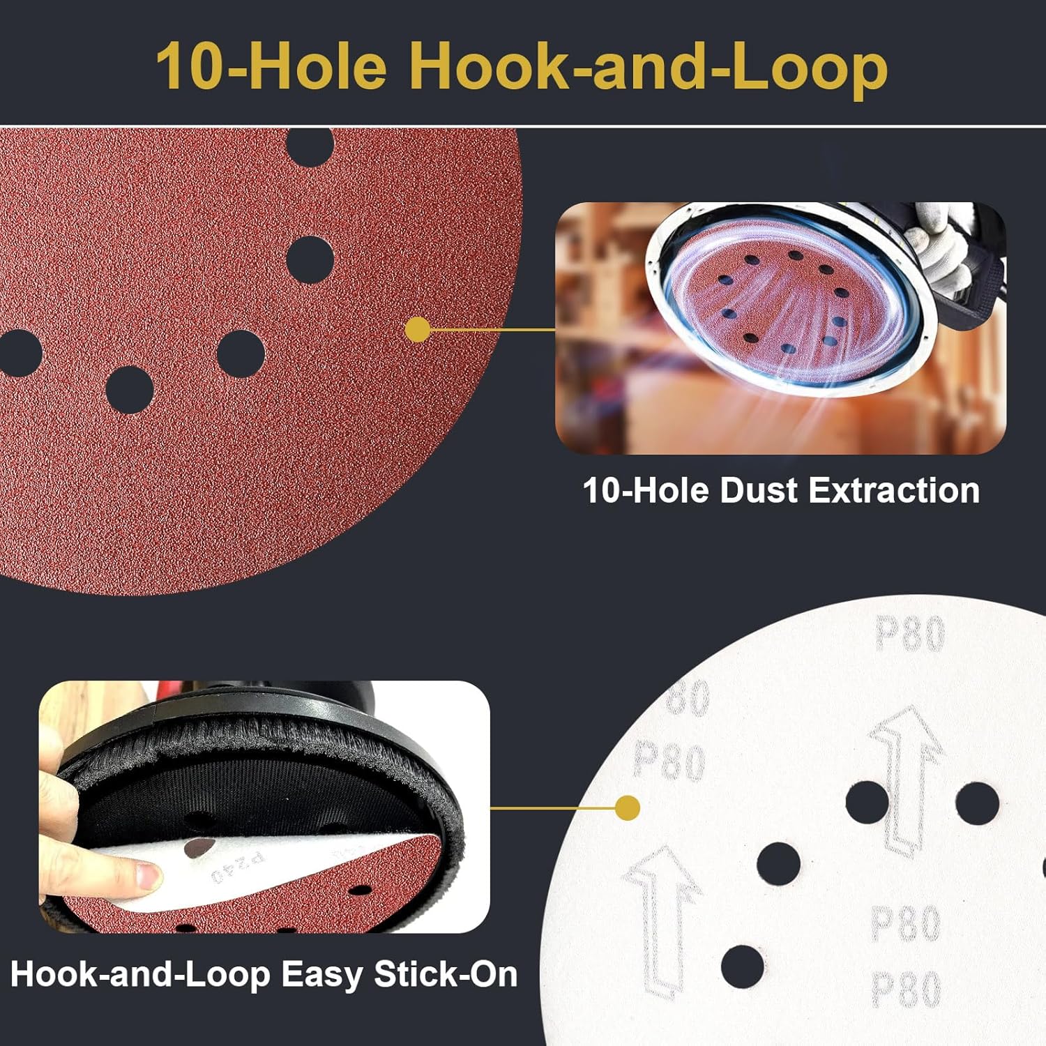 20 Pcs 9 Inch 225mm10 Hole Wal - Woodworking Wallpaper ulasan dan harga