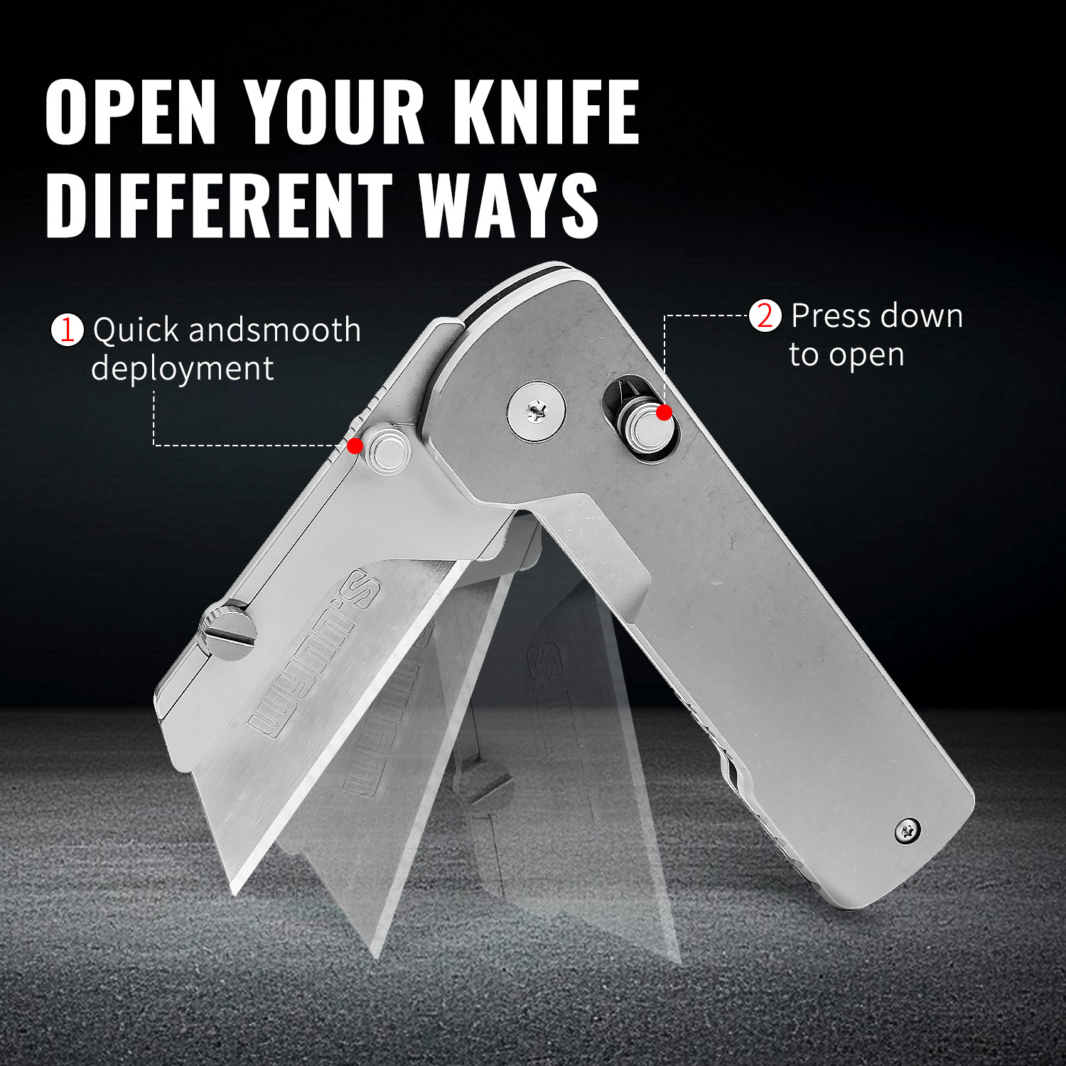 Utility Knife Titanium Alloy F - Woodworking Wallpaper ulasan dan harga