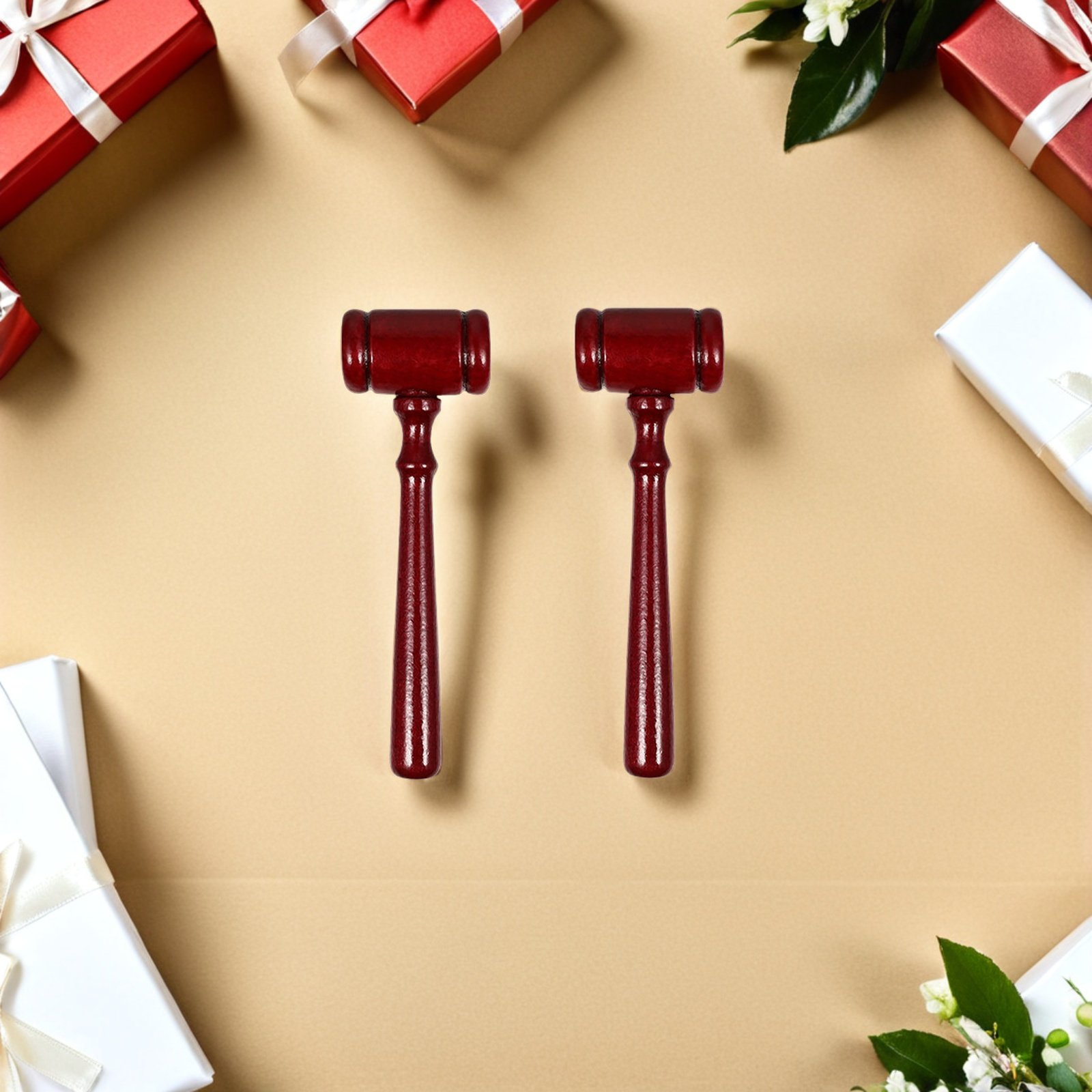 2Pcs Wooden Judge Hammer Gavel - Woodworking Auctions ulasan dan harga