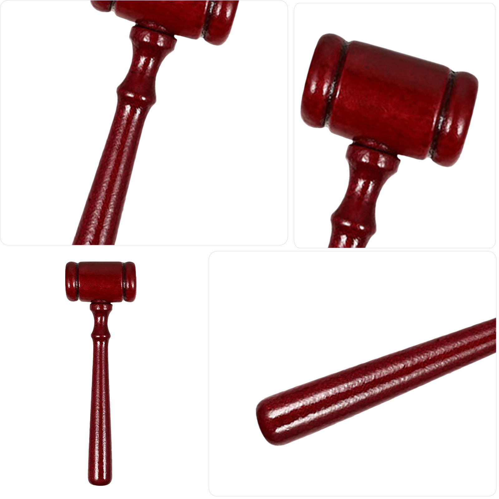 2Pcs Wooden Judge Hammer Gavel - Woodworking Auctions ulasan dan harga